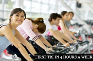 Spinning class at the gym